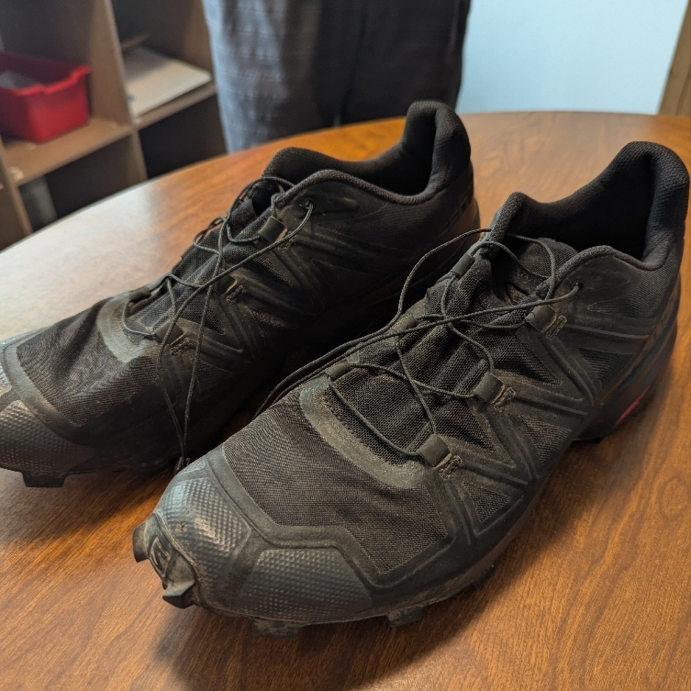 Salomon Black Athletic Trail Shoes
